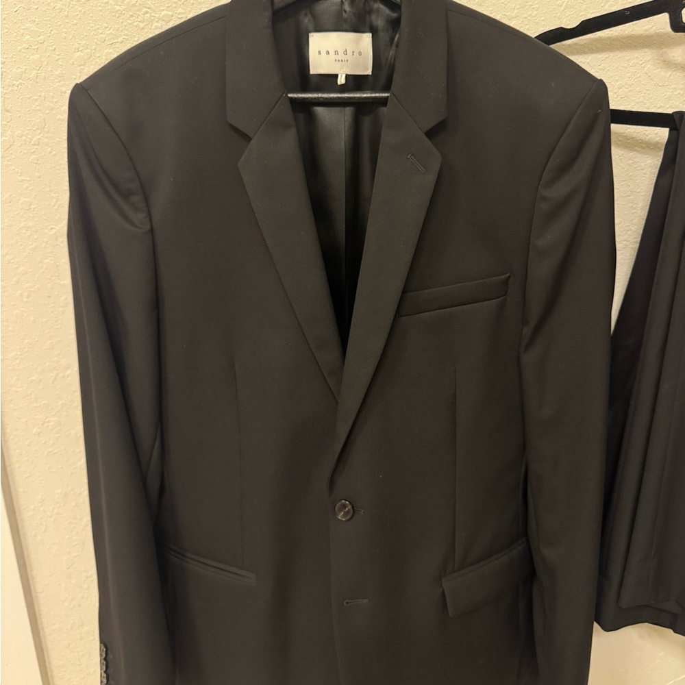 Black Men's Suit by Sandro